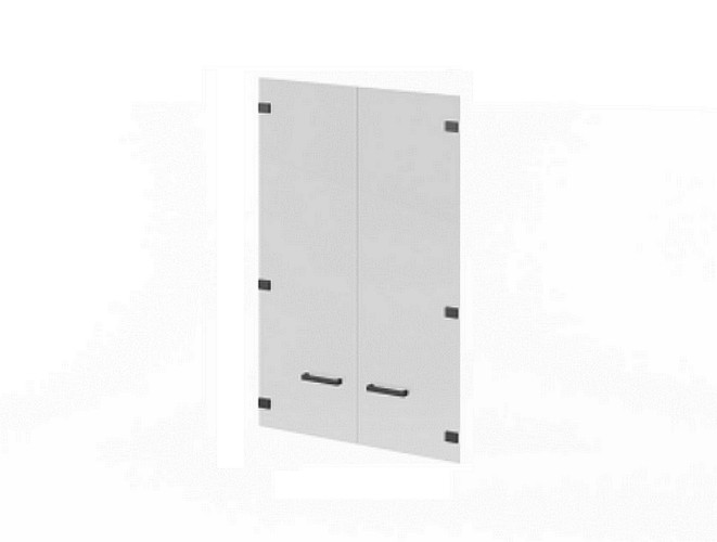 Мебель для персонала LEMO L-022 Двери средние стеклянные тонированные 2 шт.
