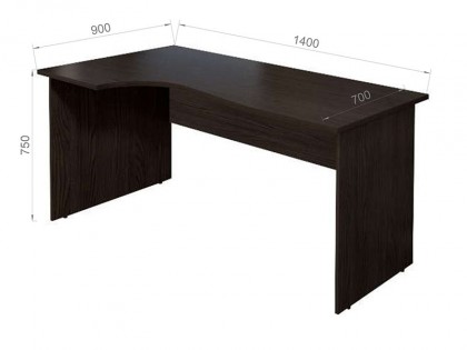Офисная мебель Монолит СМ5.0Л Стол криволинейный(левый)