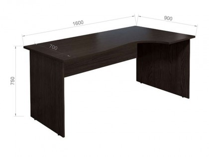 Офисная мебель Монолит СМ6.0П Стол криволинейный(правый)