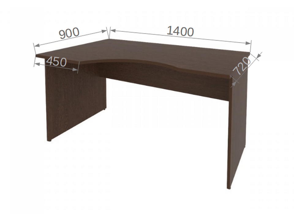 Мебель для офиса RIVA Угловой стол (левый) А.СА-2 Л