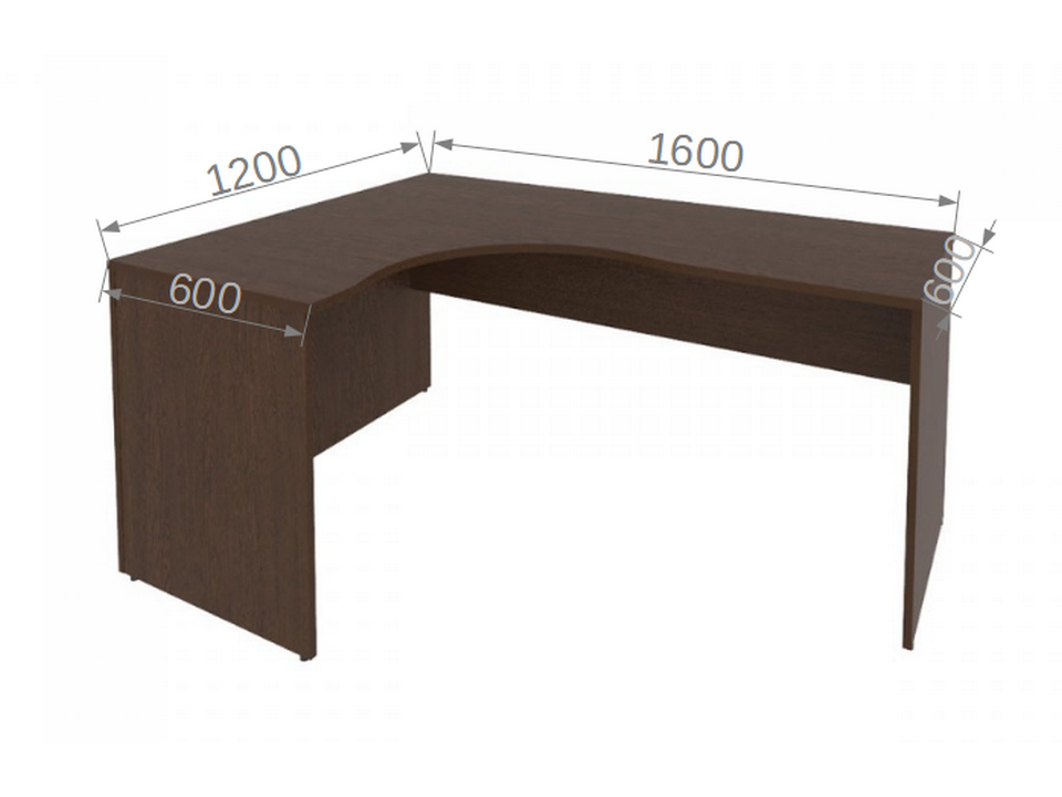 Мебель для офиса RIVA Стол угловой (левый) А.СА-4 Л