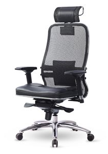 Эргономичное кресло директора Samurai SL-3.04 c 3D подголовником