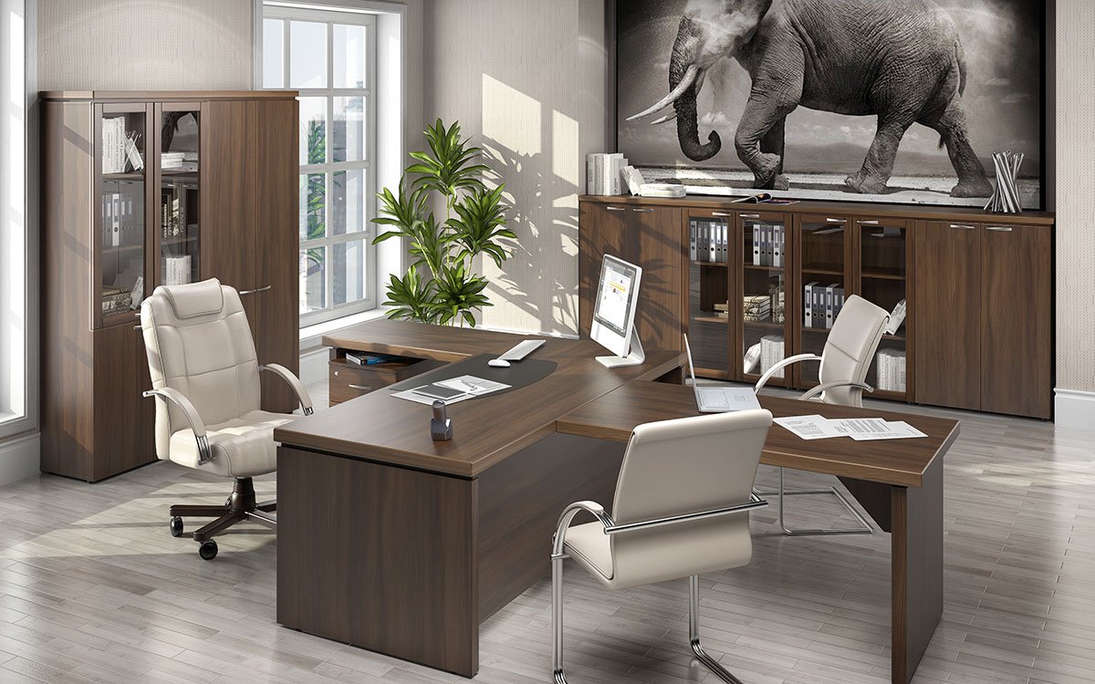 Мебель для кабинета руководителя Милан - комплект 2